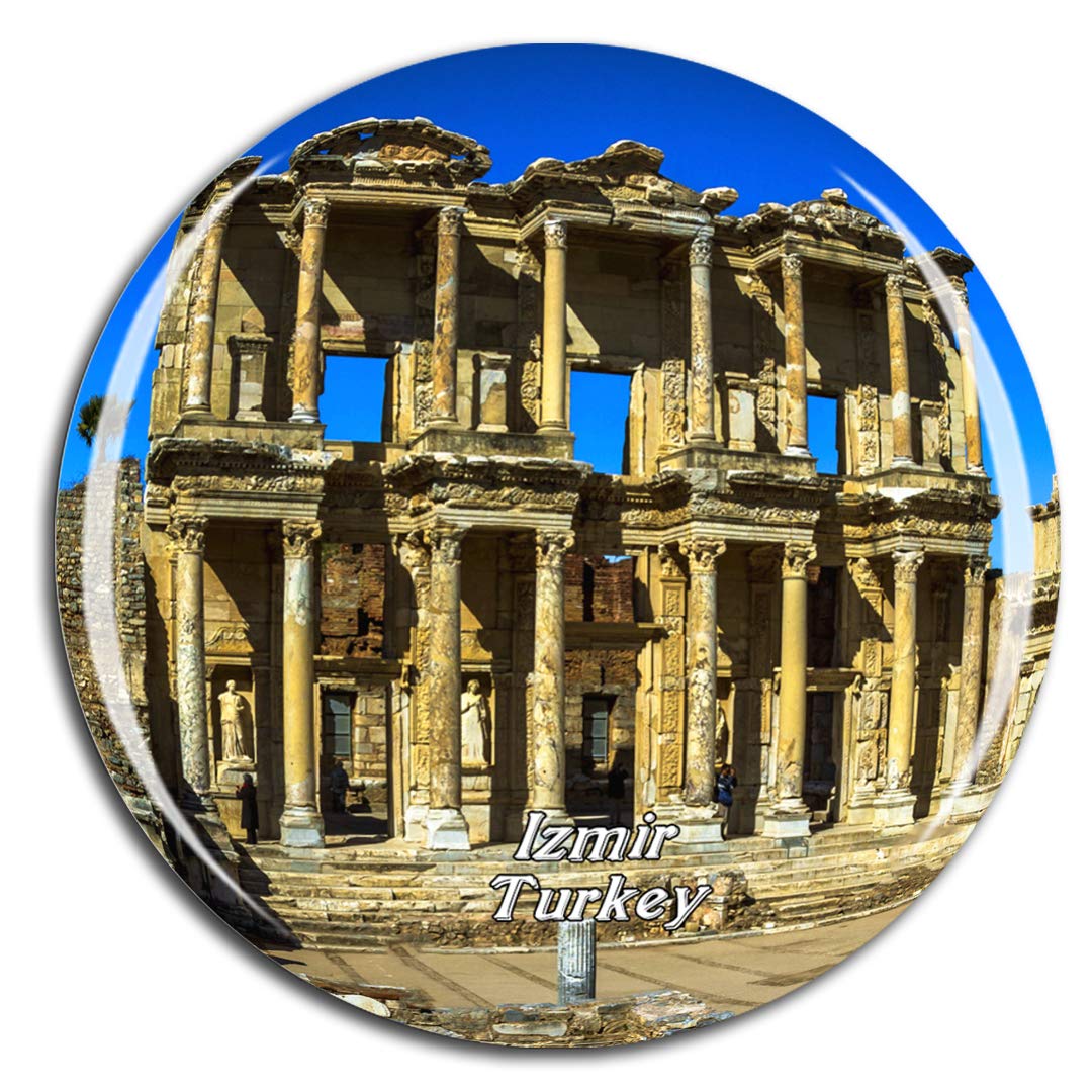 Weekino Turkey Ephesus Izmir Fridge Magnet 3D Crystal Glass Tourist City Travel Souvenir Collection Gift Strong Refrigerator Sticker