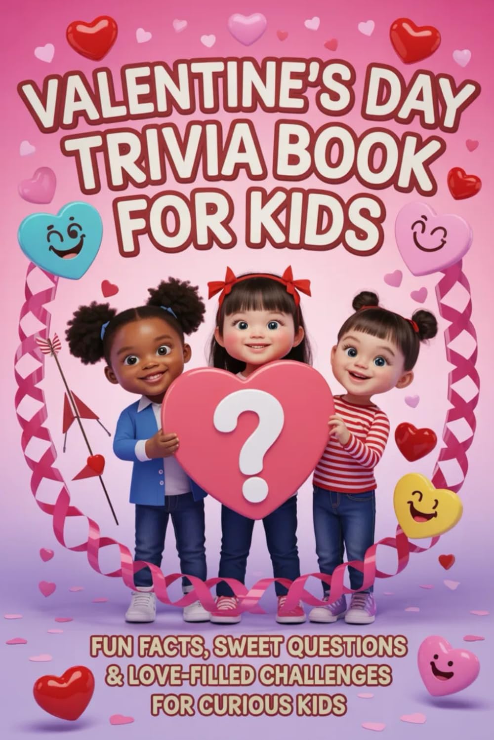 Valentine's Day Trivia Book For Kids: Fun Facts, Sweet Questions & Love- Filled Challenges for Curious Kids (Valentine's Day Gift Book For Kids)