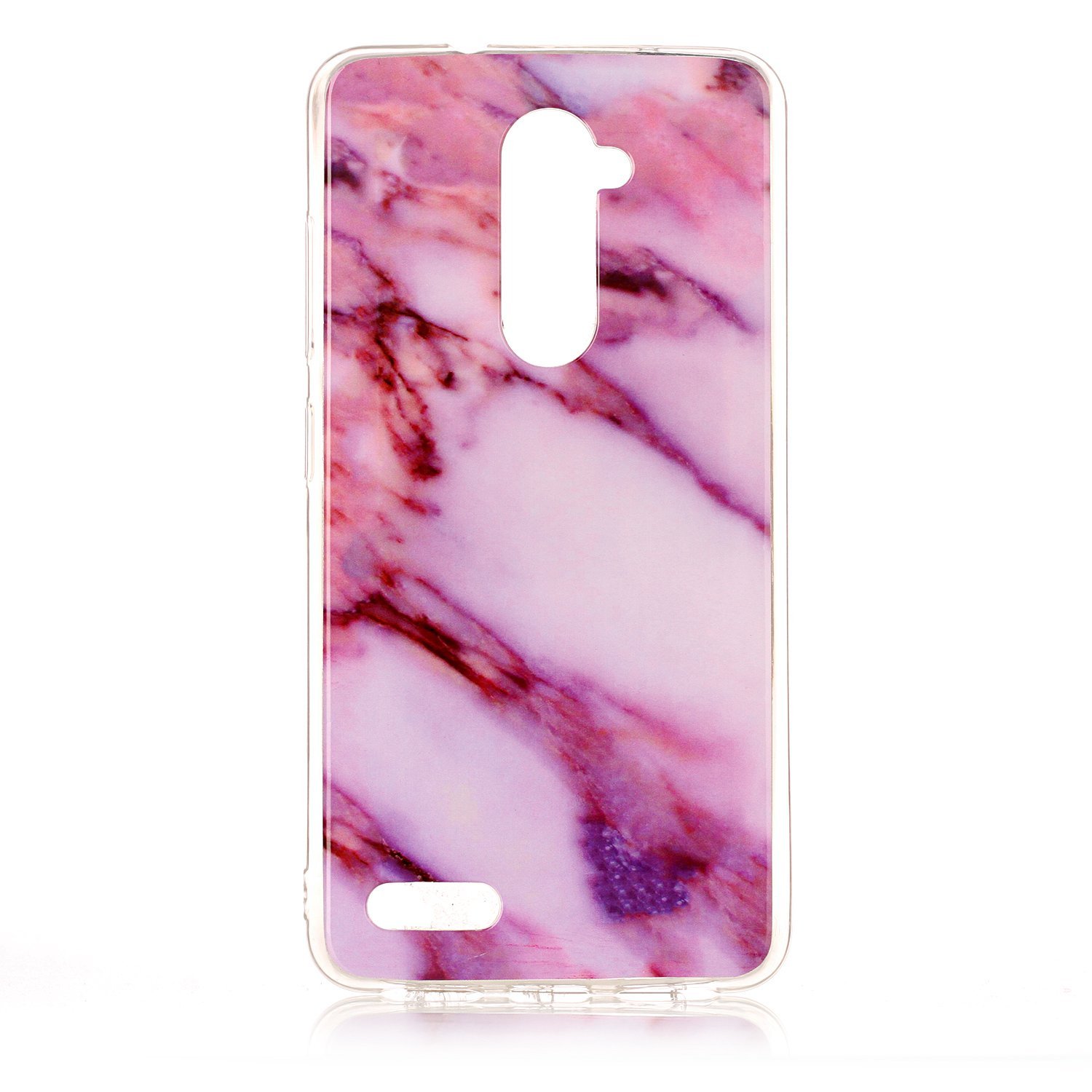 ZTE Zmax Pro Case, ZTE Carry Z981 Marble Case, BONROY® TPU Soft Slim-Fit Ultra-Thin Case Bumper Anti-Scratch Shock Proof Rubber Silicone Skin Cover for ZTE Zmax Pro / Carry Z981