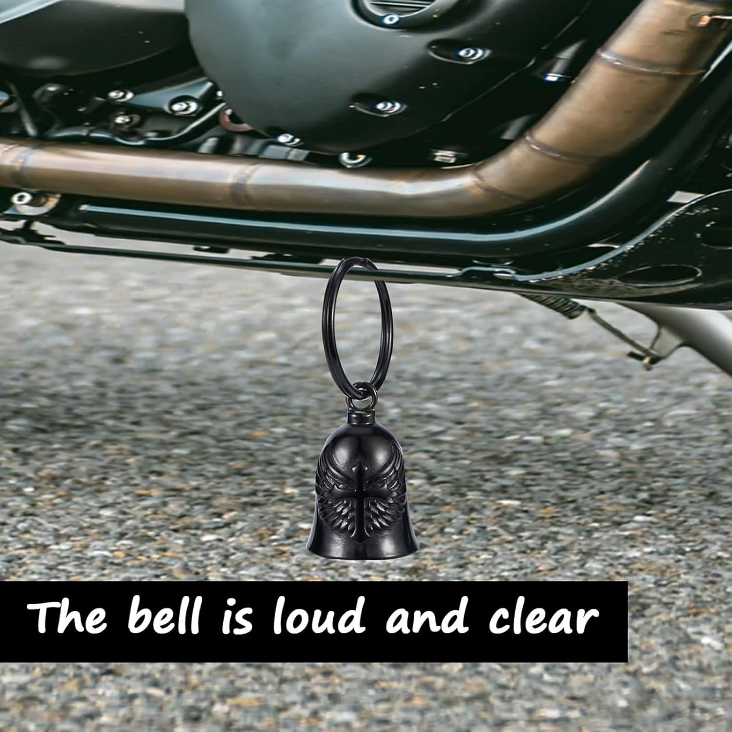Motorcycle Cross Bell - Key Chain Biker Bells Protect the Rider - Accessories - Image 3