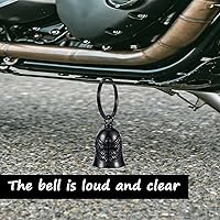 Vista 3 de Motorcycle Cross Bell - Key Chain Biker Bells Protect the Rider - Accessories