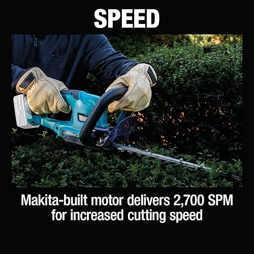 Miniatura 9 de Makita XHU10Z 18V LXT - Cortasetos inalámbrico de iones de litio de 24 pulgadas, solo herramienta