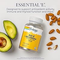 Vista 3 de Bio Vitamina E 400 UI (268 mg) con selenio 100 mcg y lecitina - Apoyo a la tiroides, suplemento antioxidante e inmunitario, alta absorción