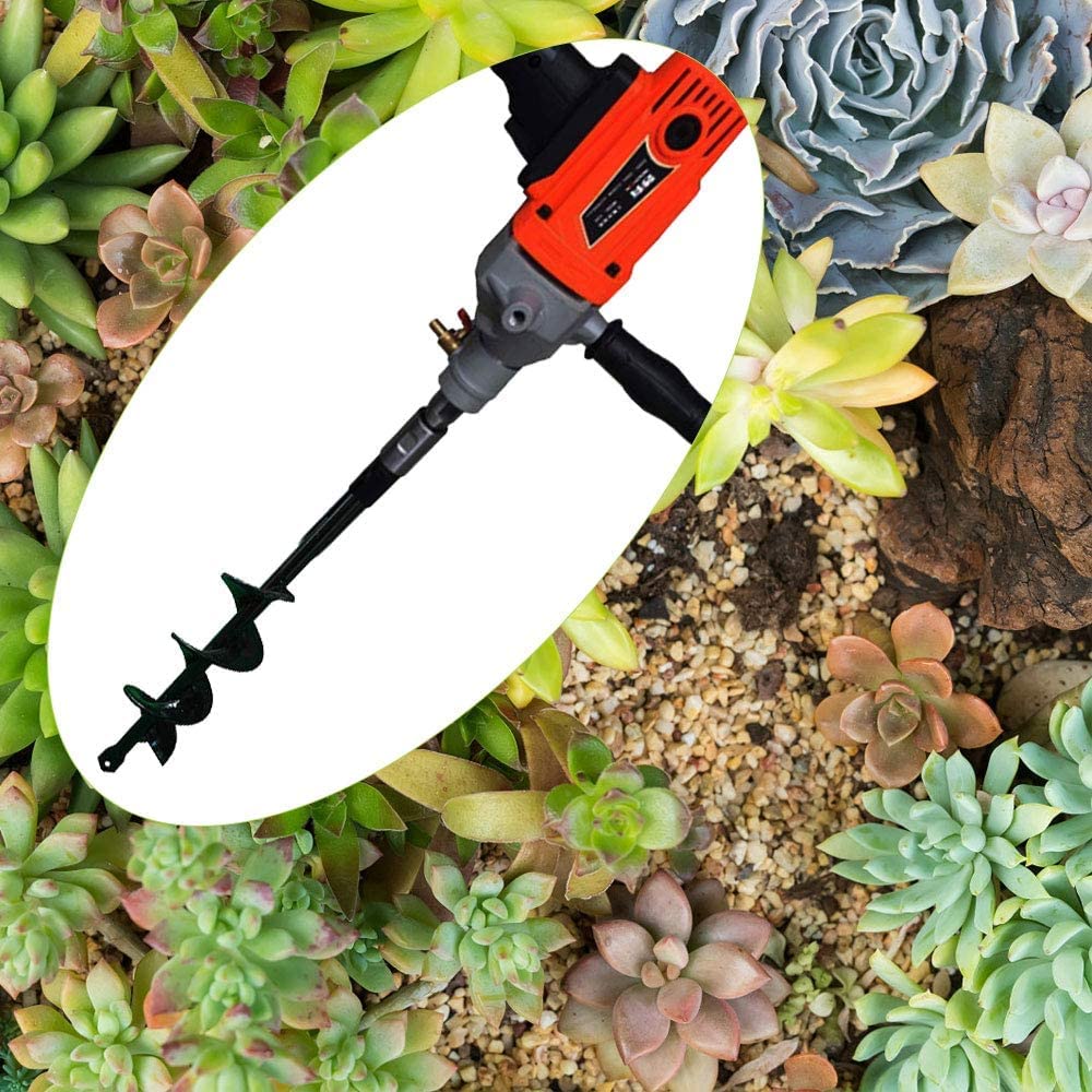 Punta Trivella per trapano avvitatore ø 220X50mm Trivella per Terreno Punta A Spirale Trapano per Terreno per Giardino per Piantare Coltivare Piante piantine