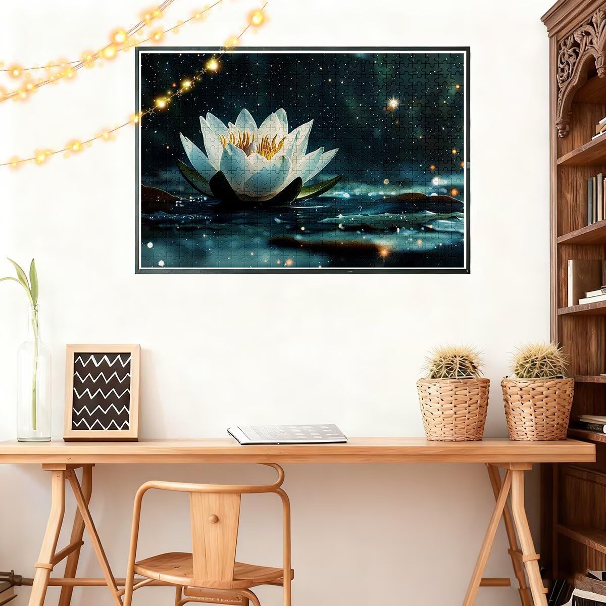 Puzzle 5000 sztuk Puzzle Lotos Fantasy Wymiary 156x105 cm Puzzle dla Dorosłych Kreatywna Rozrywka, Śmieszne Klasyczne Puzzle Zabawki Edukacyjne Oryginalne Prezenty Dla Kobiet J-84