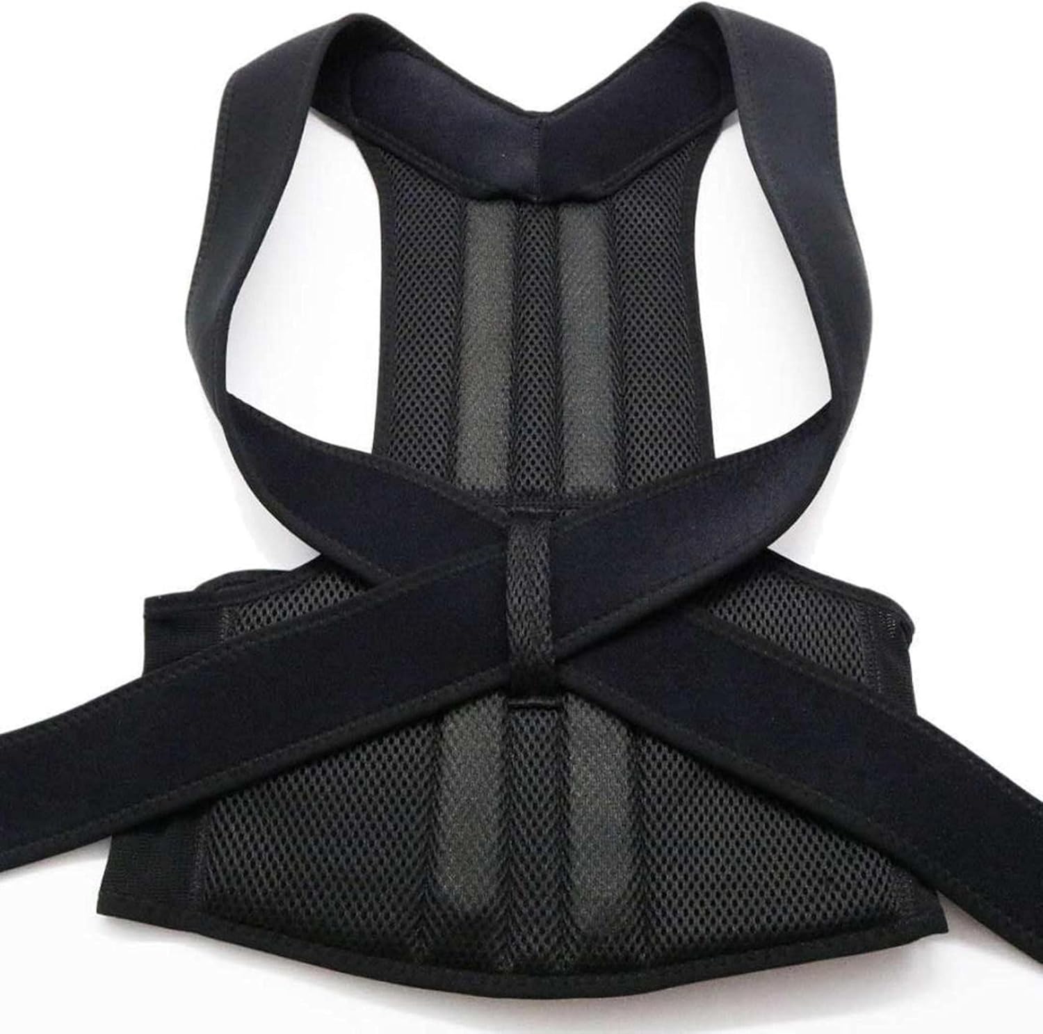 Plus Size XS-5XL Comfort Posture Corrector Back Brace Women Men Lumbar Support Belt Student Teenagers Scoliosis Hunchback Correction Decompression Neck Shoulders(Medium)