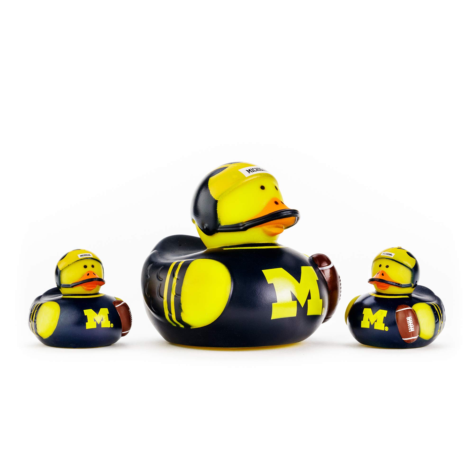 BSI NCAA Unisex NCAA 3 Pack All Star Ducks (Pack of 3-1 Large, 2 Small)