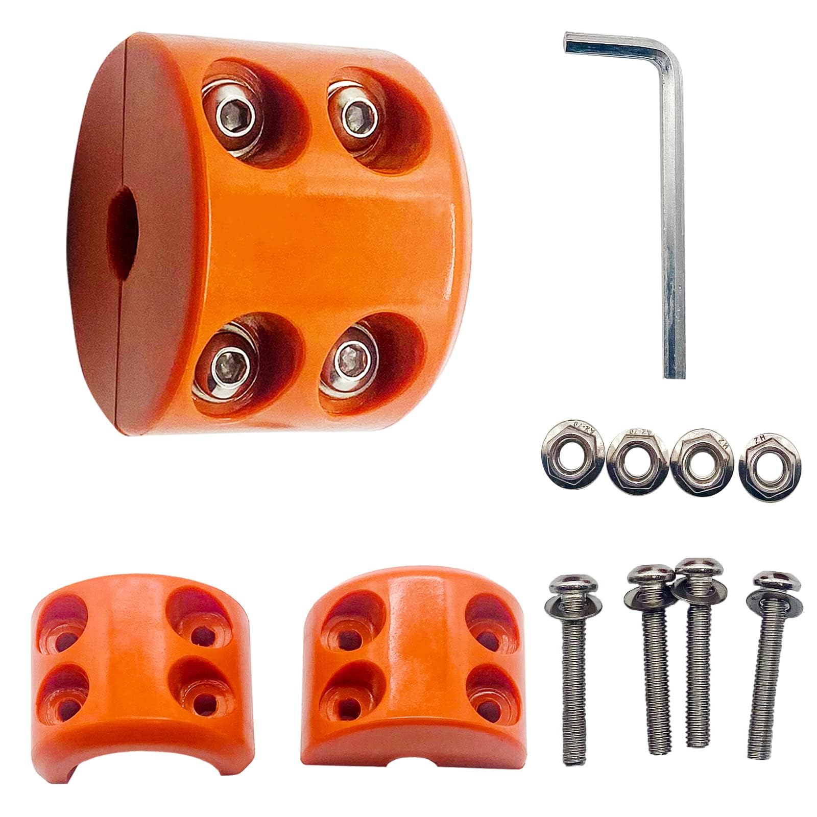 Winch Cable Hook Stopper Rubber ATV UTV Winch Rope Bump Shock Saver Dampener Absorbent Stopper for Prevent Protects Pulling Towing Hook, with Allen Wrench