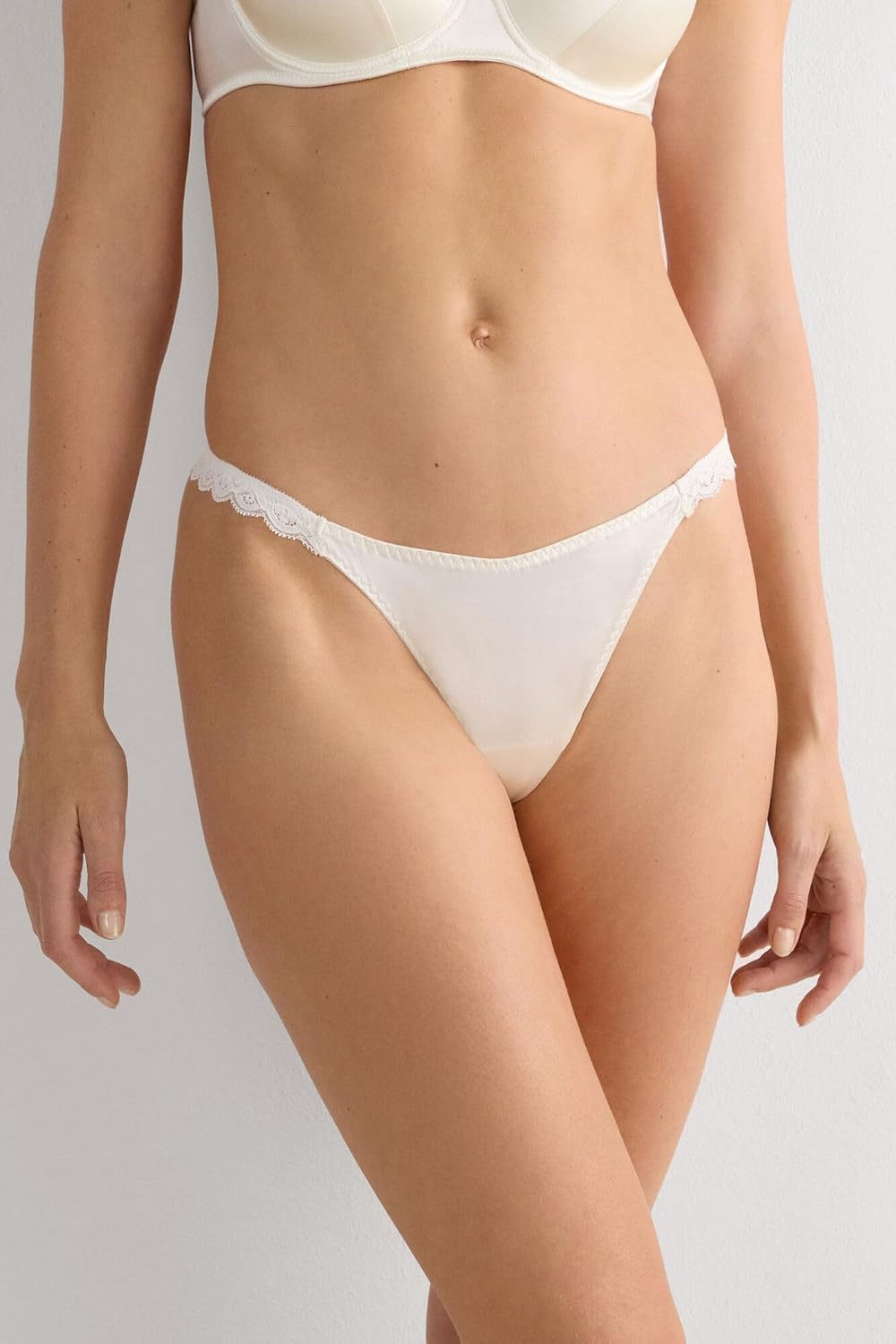 Intimissimi Woman's Silk and Lace G-String