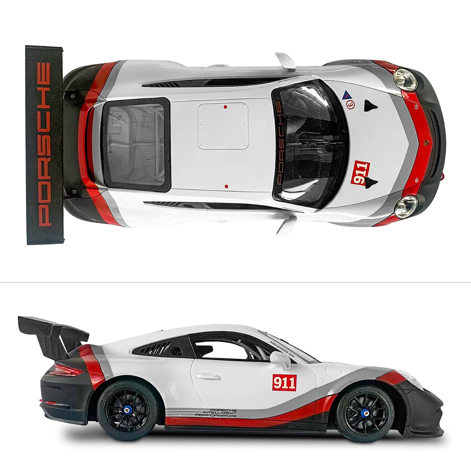 Mondo Motors, PORSCHE 911 GT3 CUP, Modello in Scala 1: 14, fino a 10 km/h di Velocità, Auto Giocattolo per Bambini 63530