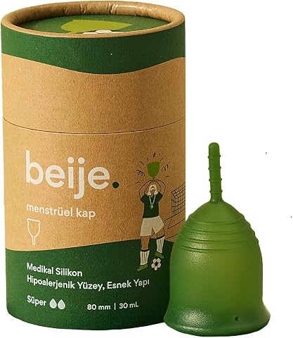 beije Süper Menstrüel Kap