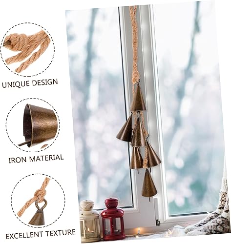 Miniatura 8 de Artibetter Campana de bruja, decoración de bruja, decoración de bruja, decoración al aire libre, campanas paganas de Wicca, campanas de viento de la