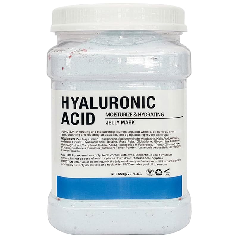 Máscara facial peel off em pó YMEYFAN com ácido hialurônico, 680 mL