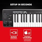 M-AUDIO Keystation 61 MK3 - Synth Action 61 Key USB MIDI Keyboard Controller with Assignable Controls, Pitch and Mod Wheels, and Software Included