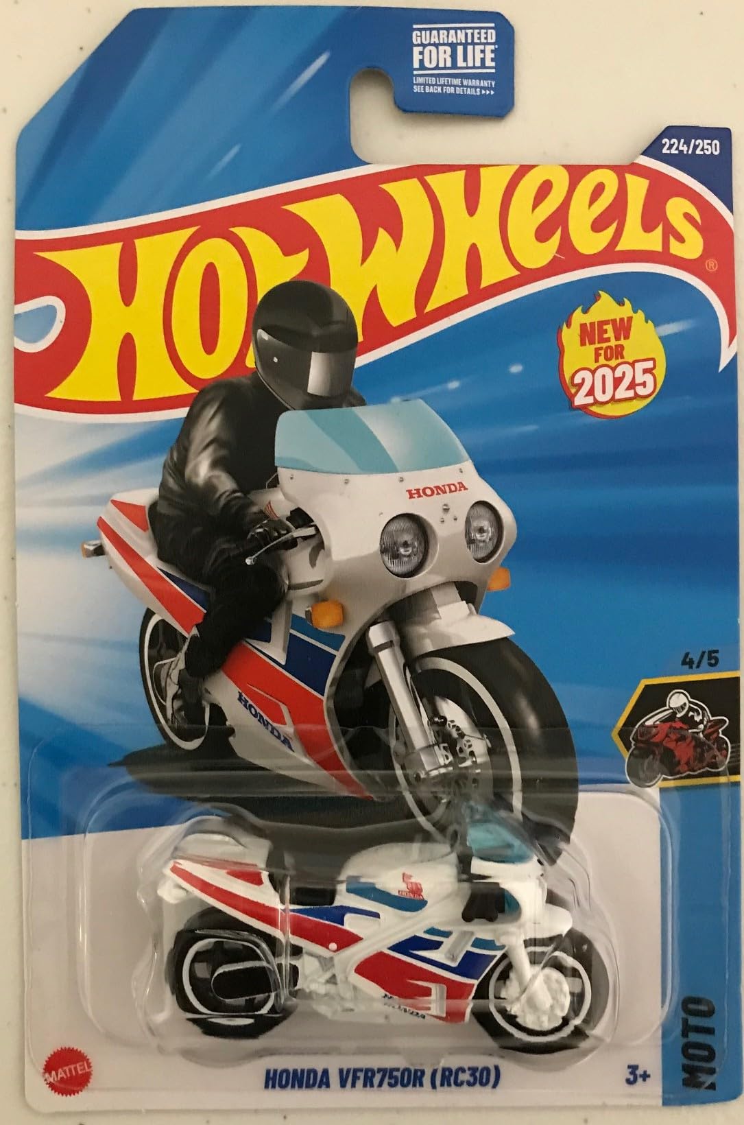 Amazon.com: Hot Wheels Honda VFR750R (RC30) [White Motorcycle