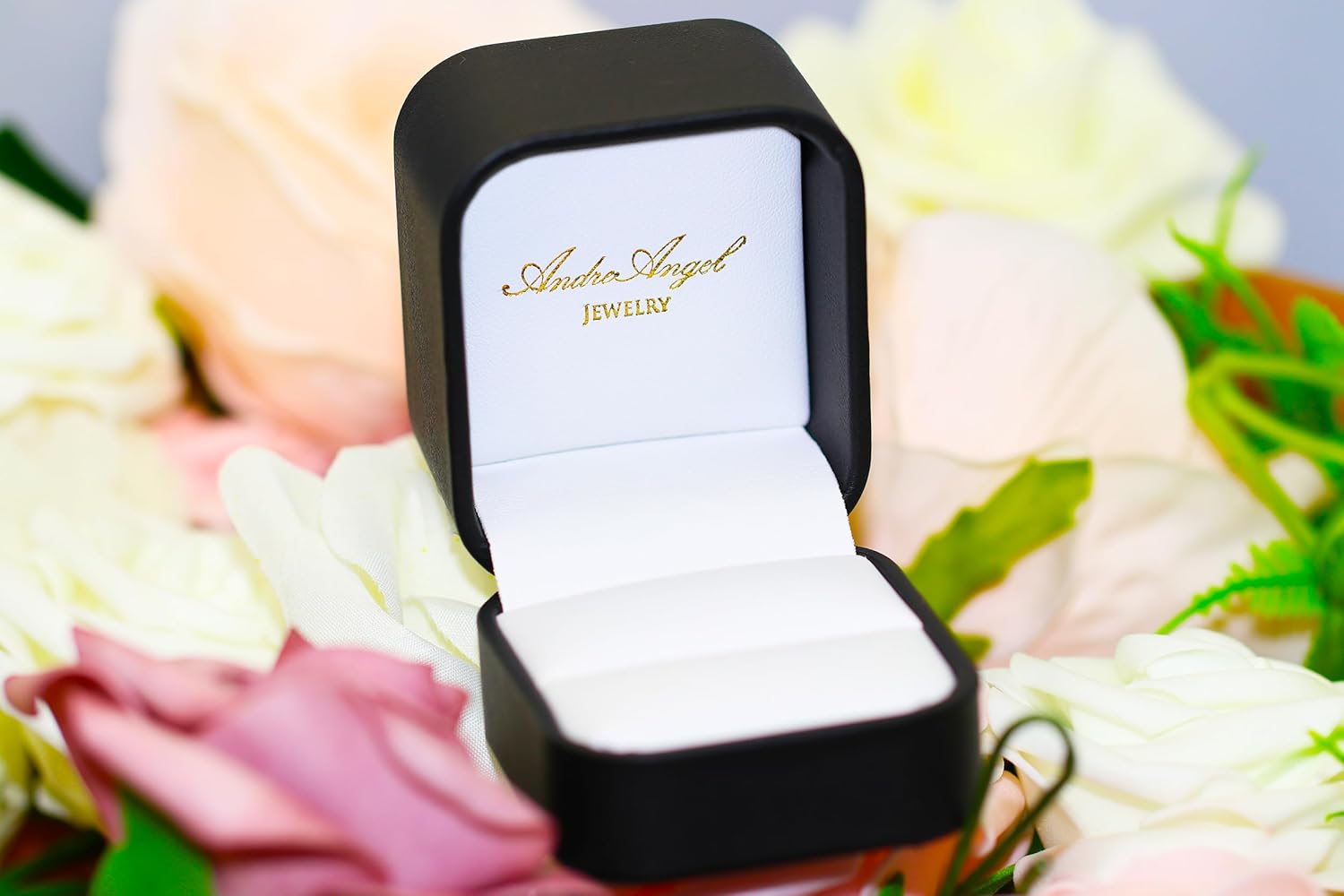 AndreAngel 18K Gold Melted Over Titanium Alloy Wedding Band Ring for Women 4.5 mm Width 4.0 GR Classic Domed Contoured Comfort fit, High-Polished Finish, and Vintage Design. Engagement and Anniversary.