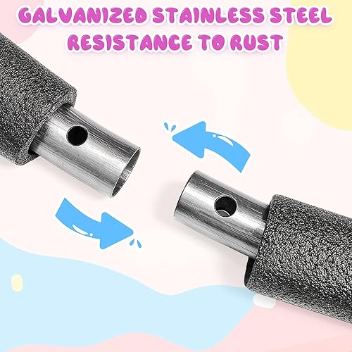 Miniatura 8 de Columpio de árbol para niños y adultos, juego de columpio de platillo aprobado por ASTM con capacidad de peso de 900 libras, tapete impermeable y