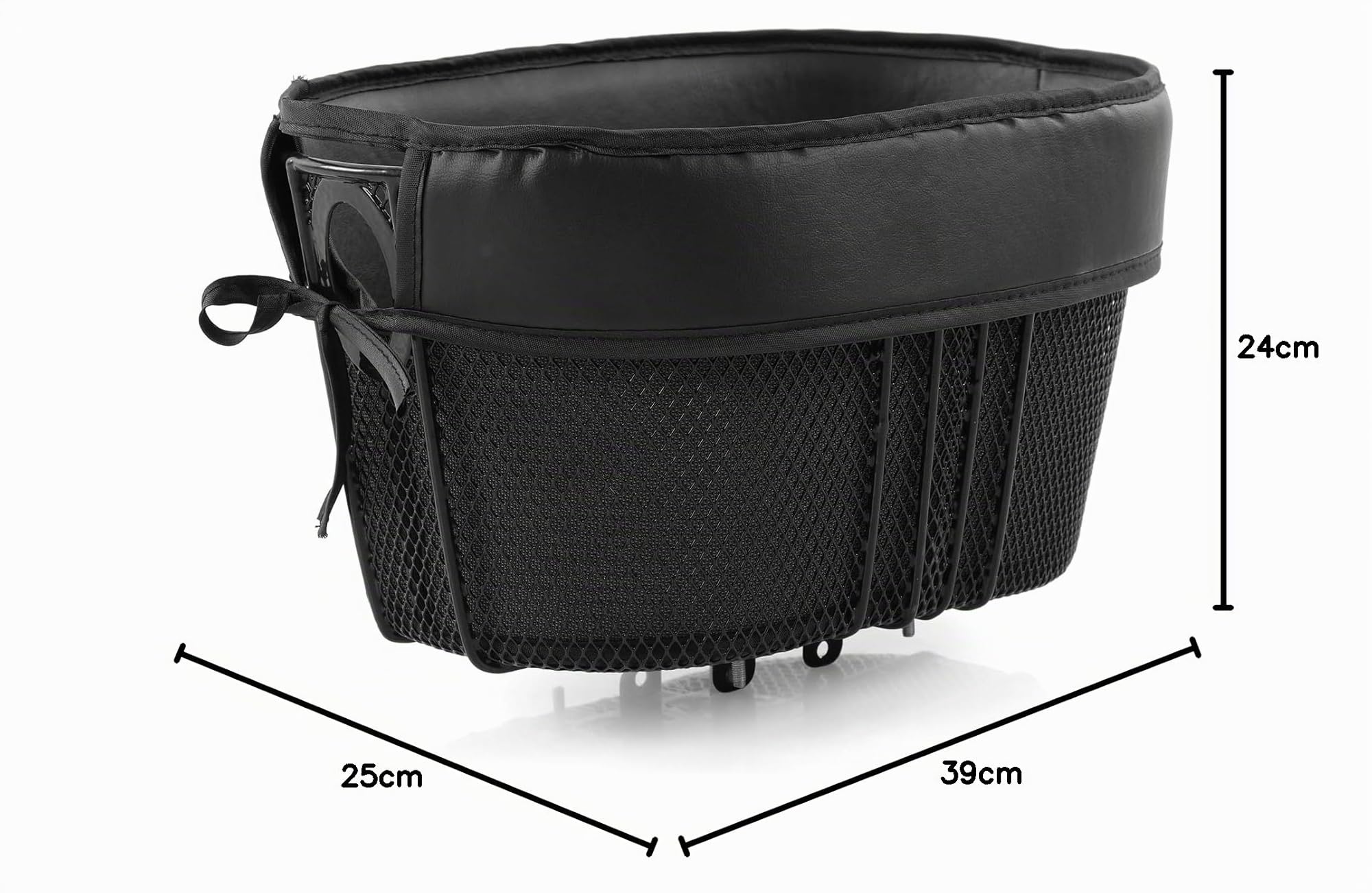 Tyenaza Cesta de Bicicleta para Perro, Cesta para Mascotas para Bicicleta, Barra Transversal Delantera sobre el Sillín Canasta de Bicicleta Plegable, para Llevar Mascotas, Compras(Mountain Bike)