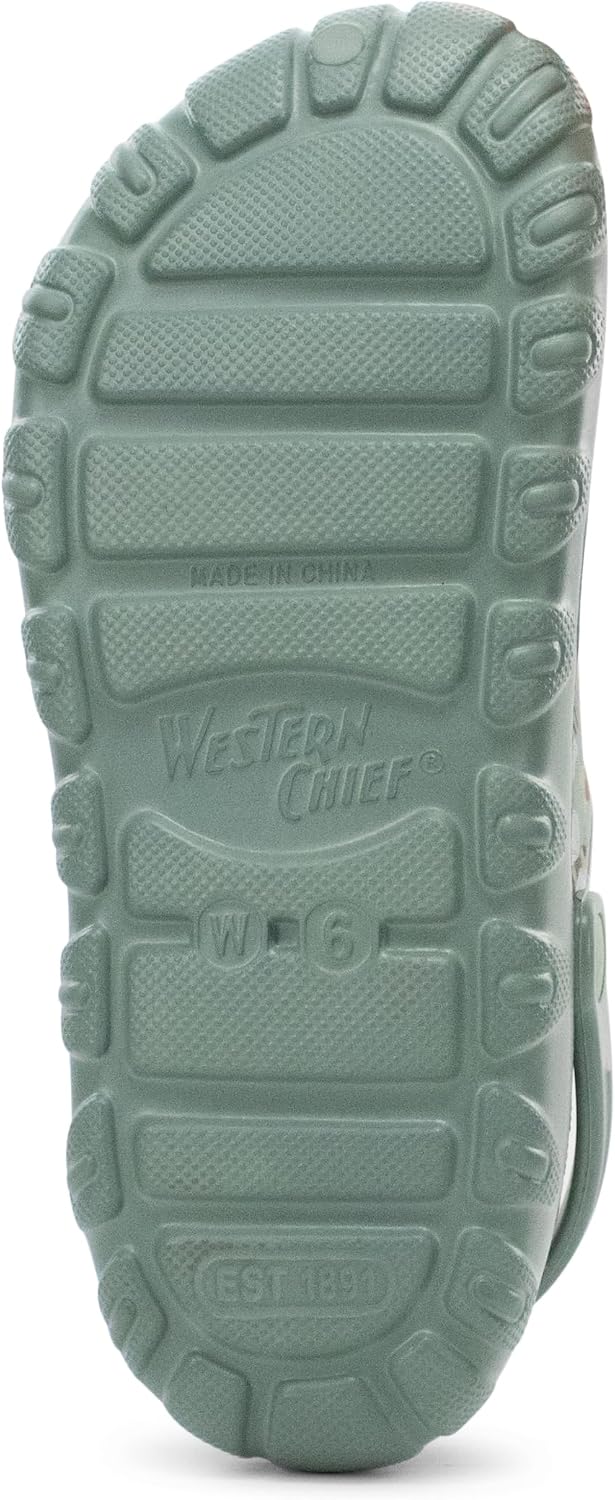 Western Chief Women Easies EVA Clog - Lightweight, Cushioned Comfortable Casual Slip On Shoes for Gardening, Outdoors, Walking