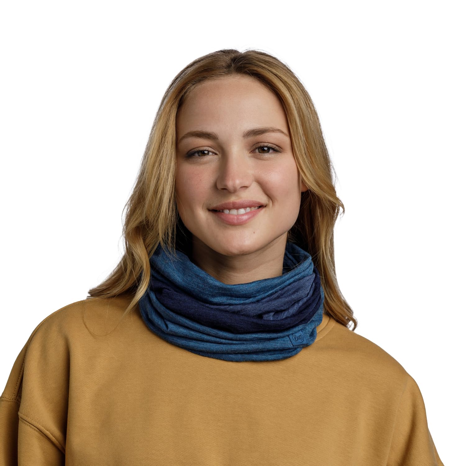 BUFF| Komin Merino Move Bezszwowa, elegancka, ciepła, ekologiczna, wygodna, modna, nowoczesna, miejska, reguluje temperaturę Mężczyzna Kobieta Uniwersalny rozmiar