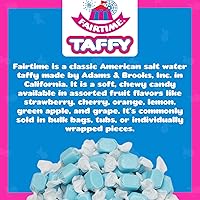 Vista 7 de Adams & Brooks Fairtime Taffy - Caramelo azul a granel para bufés de dulces, caramelo de frambuesa azul, caramelo de frambuesa azul - 3 libras