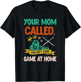 Funny Pool Player - Billard 8-Ball T-Shirt