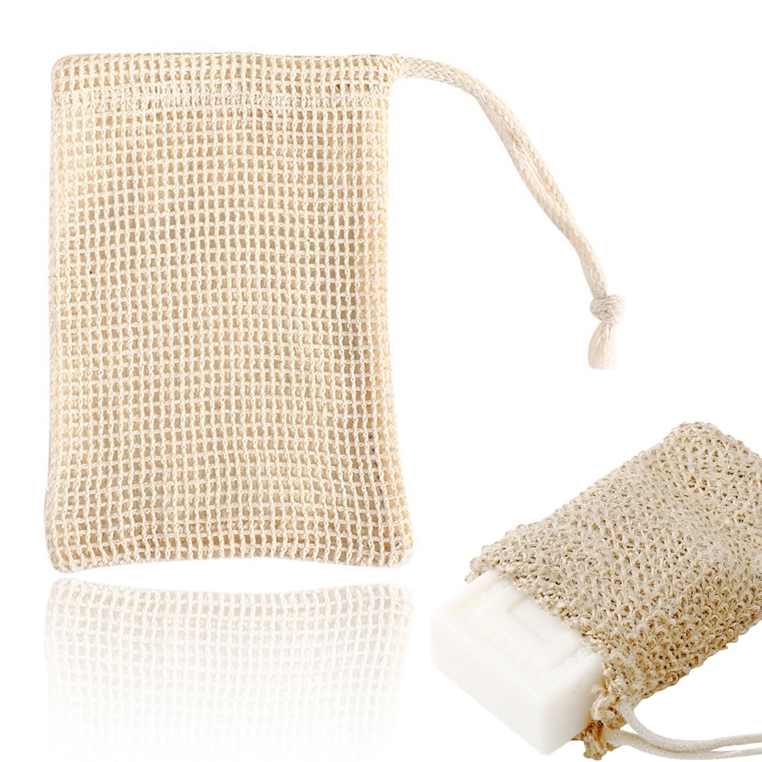 Bolsas de Jabón Natural de Sistal para Ducha Exfoliación Masaje 6 Piezas