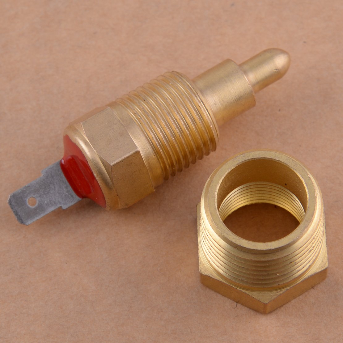 175 185 Degree DC 12V 4 Pins Engine Cooling Fan Thermostat Temperature Switch Sensor Relay Harness Kit