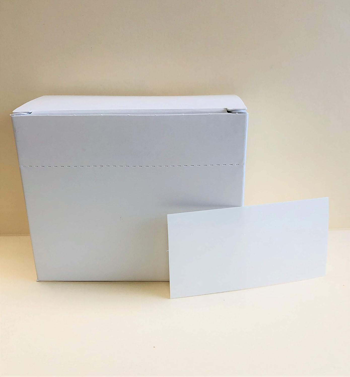 Clear Label Holder for End Tab Folders 3” x 1-1/2” with Writable Insert Cards for Chart Identification and Compliance Doctor Stuff 500/Box