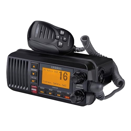 Uniden UM435BK Advanced Fixed Mount VHF Marine Radio
