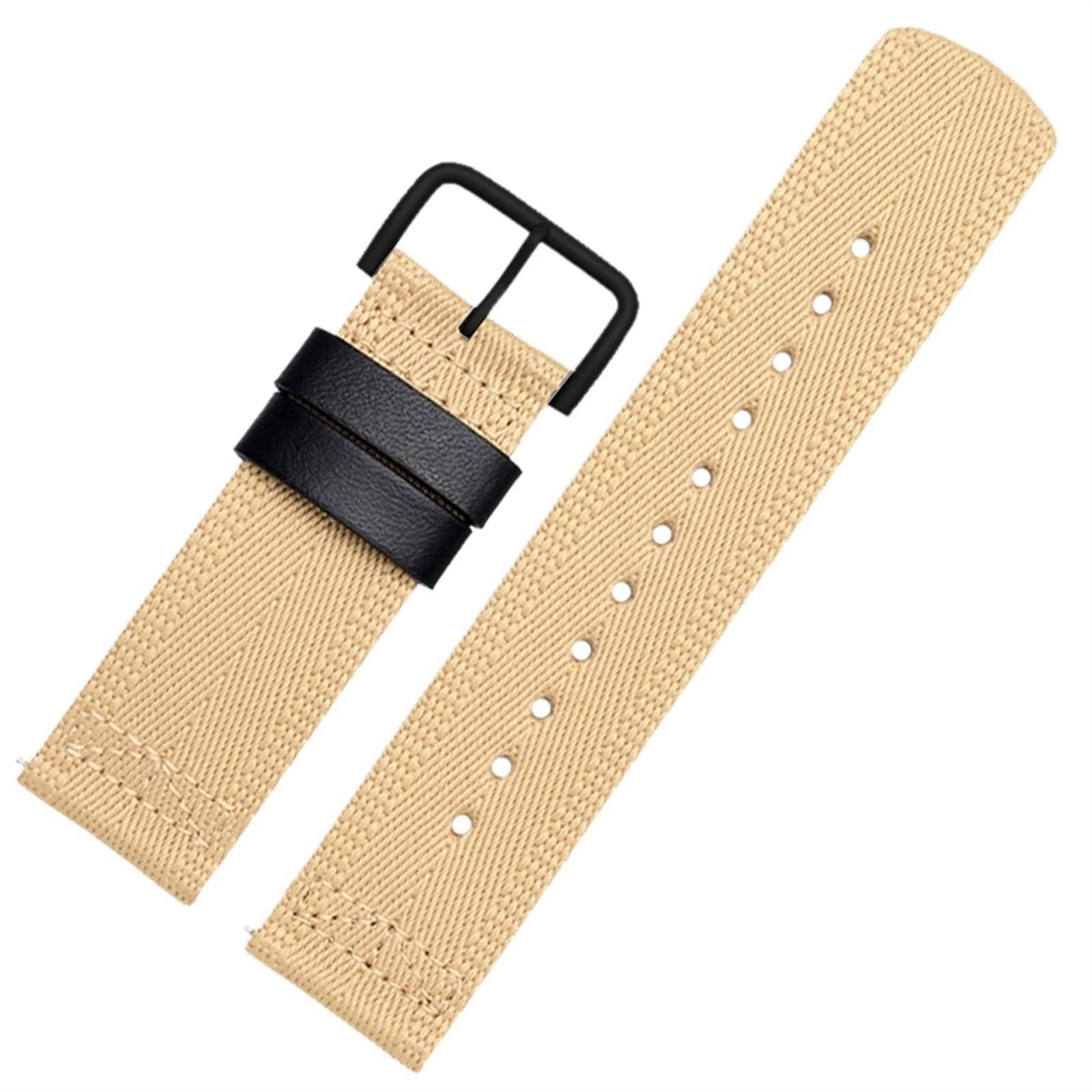 Bracelet de montre nylon étanche 24mm résistant pour activités outdoor Casio PRW-6600 GA2000