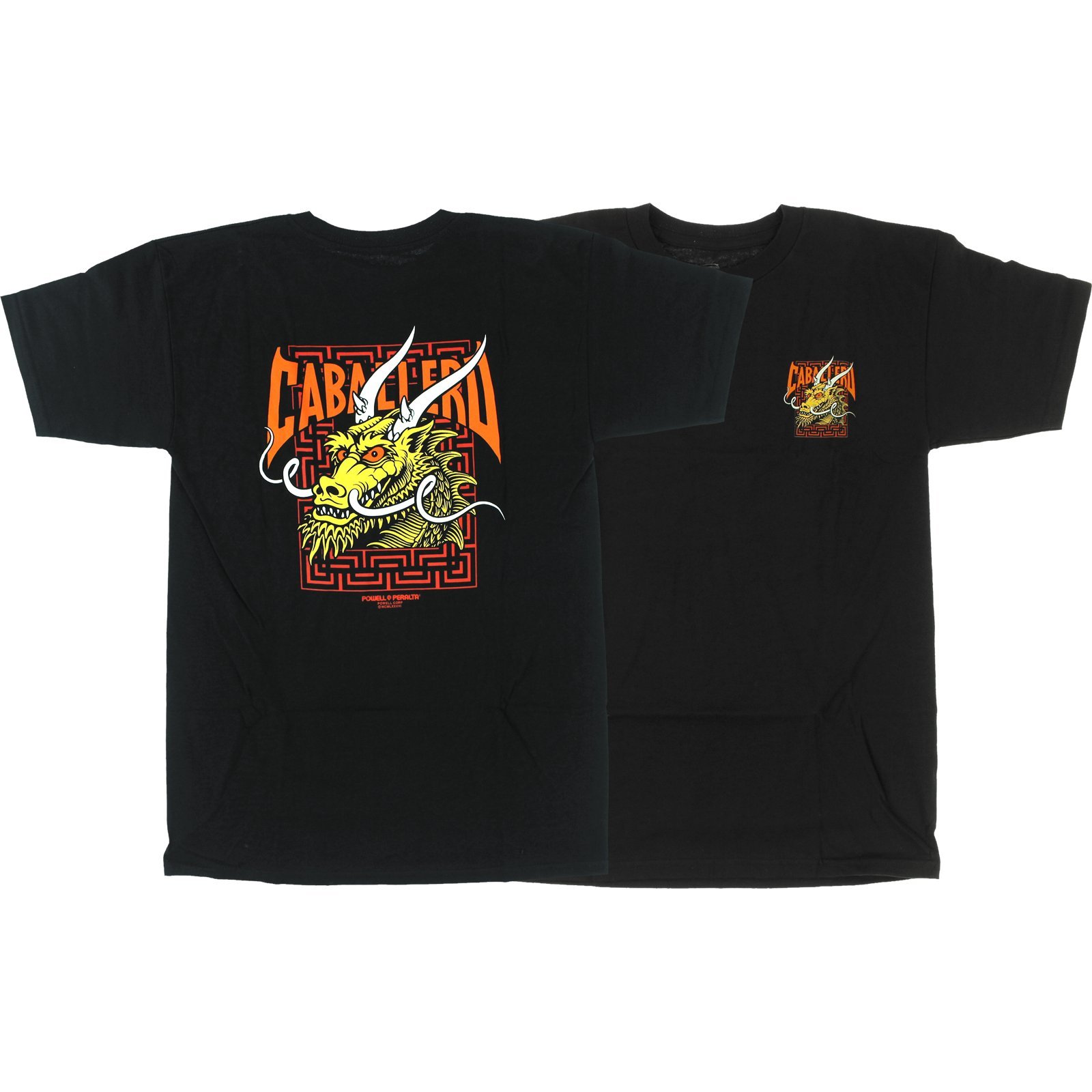 Cab Street Dragon T-Shirt - Size: X-Large Black