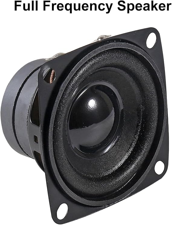 2PCS 2 8Ohm 10W DIY Small Full Range Audio Speaker Stereo Woofer Loudspeaker for Arduino and DIY Speaker