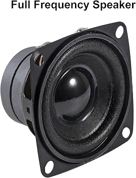 2PCS 2 8Ohm 10W DIY Small Full Range Audio Speaker Stereo Woofer Loudspeaker for Arduino and DIY Speaker