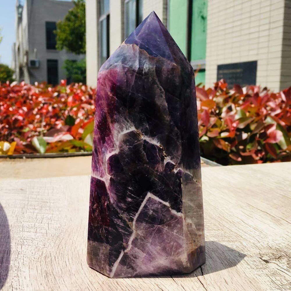 Amazon.co.jp: suhon ドリームアメジストオベリスククリスタル