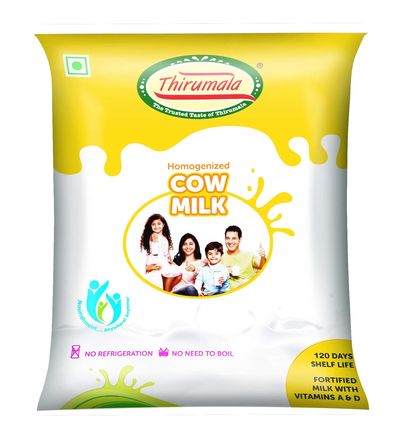 Thirumala UHT Cow Milk Pouch, 200ml Amazon.in Grocery & Gourmet Foods