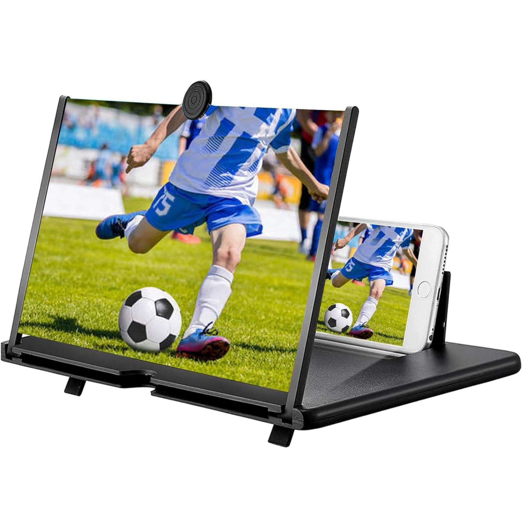 Lupa de pantalla 3D antiluz azul de 20 pulgadas para evitar la fatiga visual al ver vídeos en el móvil