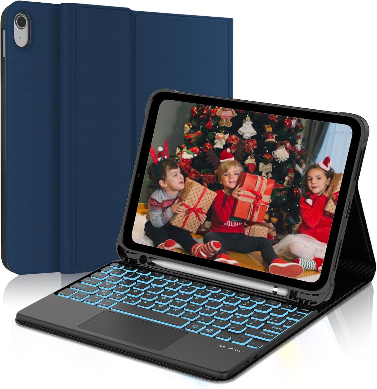 JADEMALL Clavier Avec Touchpad Pour IPad A16 11eme Generation 11" 2025