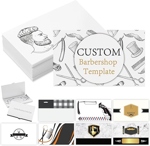 Miniatura 16 de Tarjetas de visita comerciales personalizadas con logotipo, personalizadas imprimibles de doble cara, tarjetas de visita personalizables 1000 500