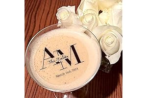 Edible Cocktail Toppers, Personalized Drink Garnish