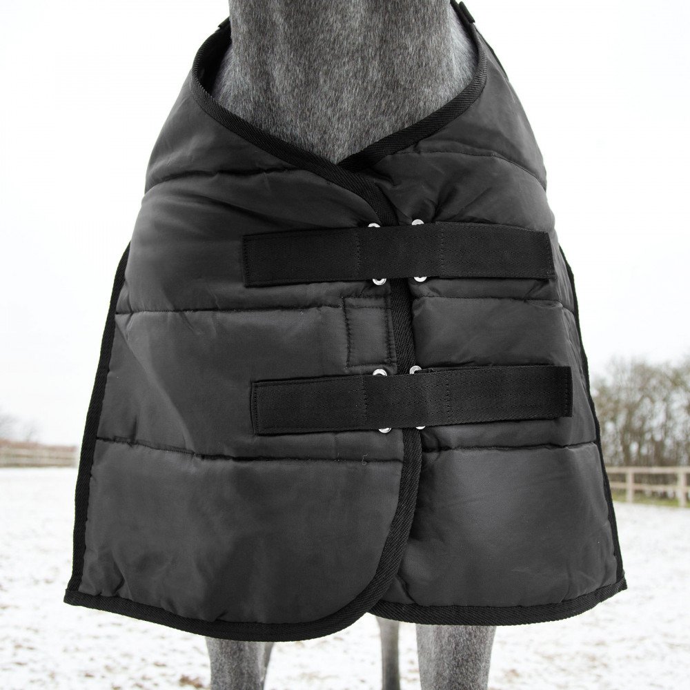 HORZE Coperta per Cavallo Nevada Inverno, 200 g, Black(BL), 130