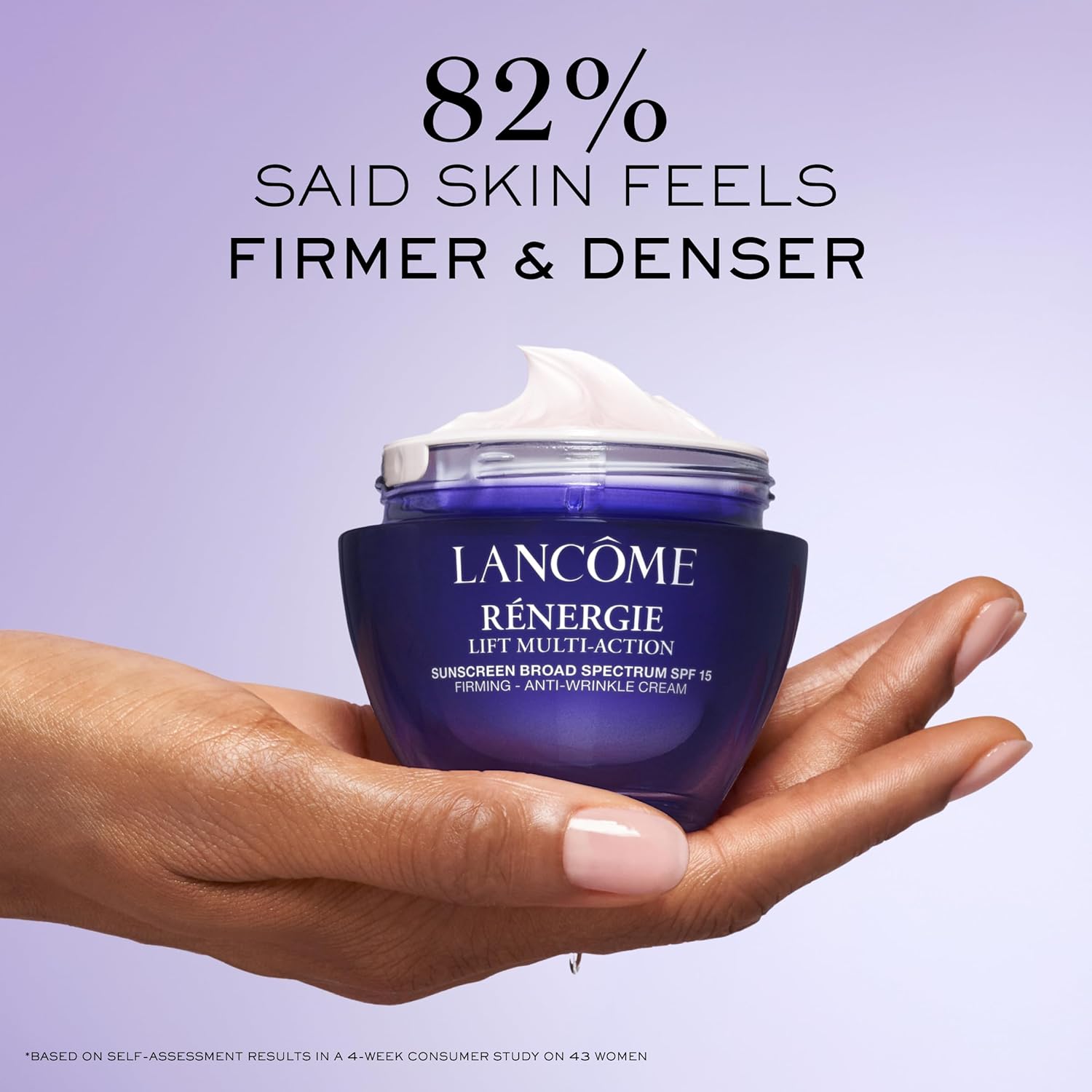 Lancôme Rénergie Lift Multi-Action SPF 15 Face Cream with Vitamin E - Anti-Aging, Firming & Lifting Moisturizer for Face & Neck, Visibly Reduces Wrinkles - SPF 15 Sun Protection - Image 3
