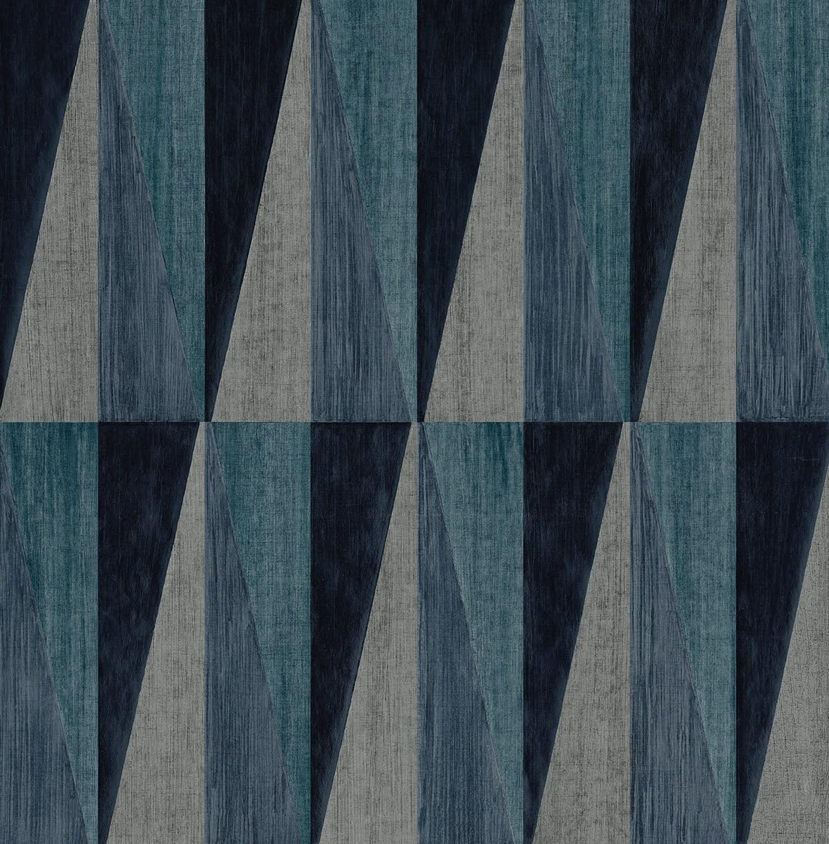 NextWall Harry & Grace Pieced Diamonds Geometric Peel and Stick Wallpaper (Cafe)