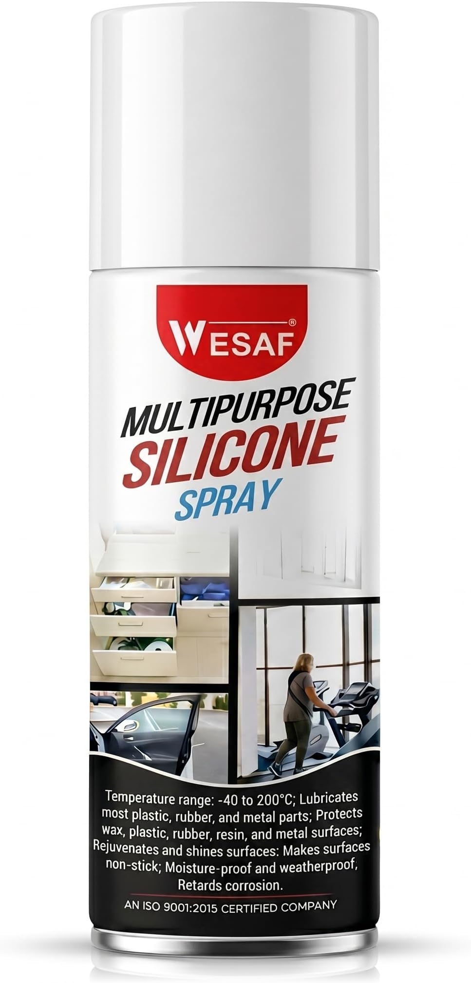 Multipurpose Silicone Spray 513ml/300g | Odourless and Colourless Silicone Spray for Car, Bike, Door Hinges, Rubber, Plastic and Metal Parts | Anti Rust, Waterproof and Non-Sticky Lubricant