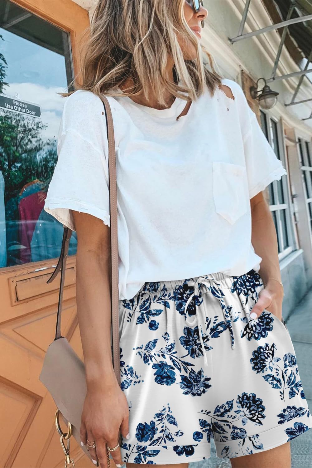 Angerella Women Casual Shorts Drawstring Comfy Elastic Waist Shorts Summer Pull On Short Pants with Pockets - Image 5