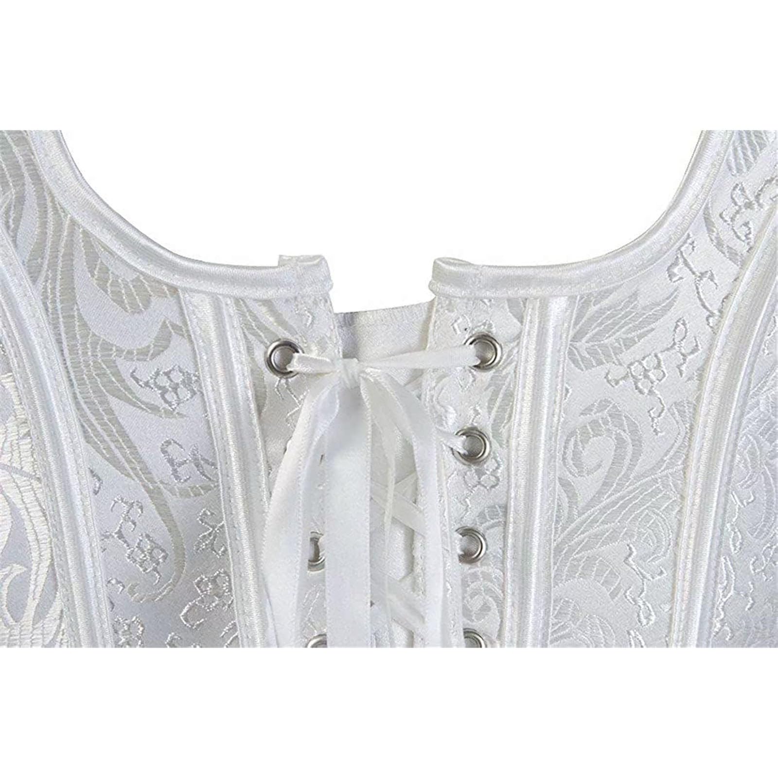 Generisch Trachtenmieder Damen Corsage Bauchweg Sexy Große Größen Corset Top Korsett Oberteil Mittelalter Gothic Korsage Korsagen & Bustiers Mit Schnürung Für Oktoberfest Hochzeit