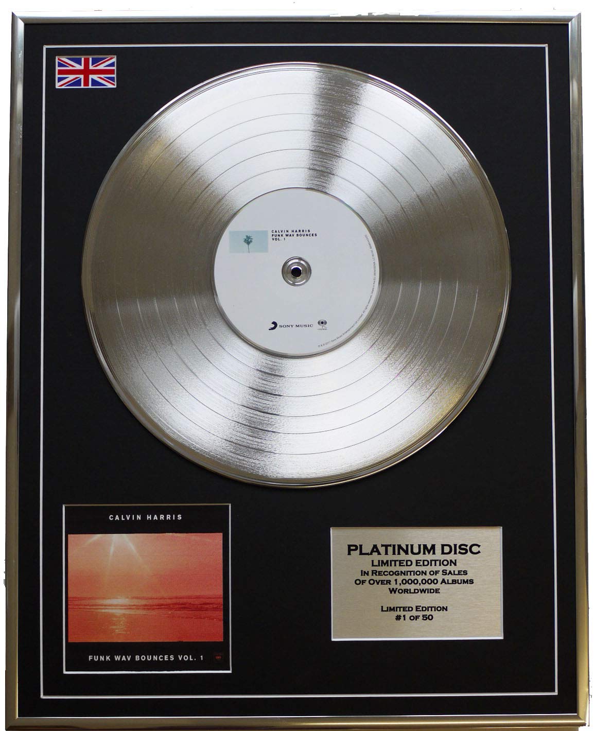 Unbekannt Calvin Harris/LTD Edition CD Platin Scheiben/Funk WAV BOUNCES VOL.1