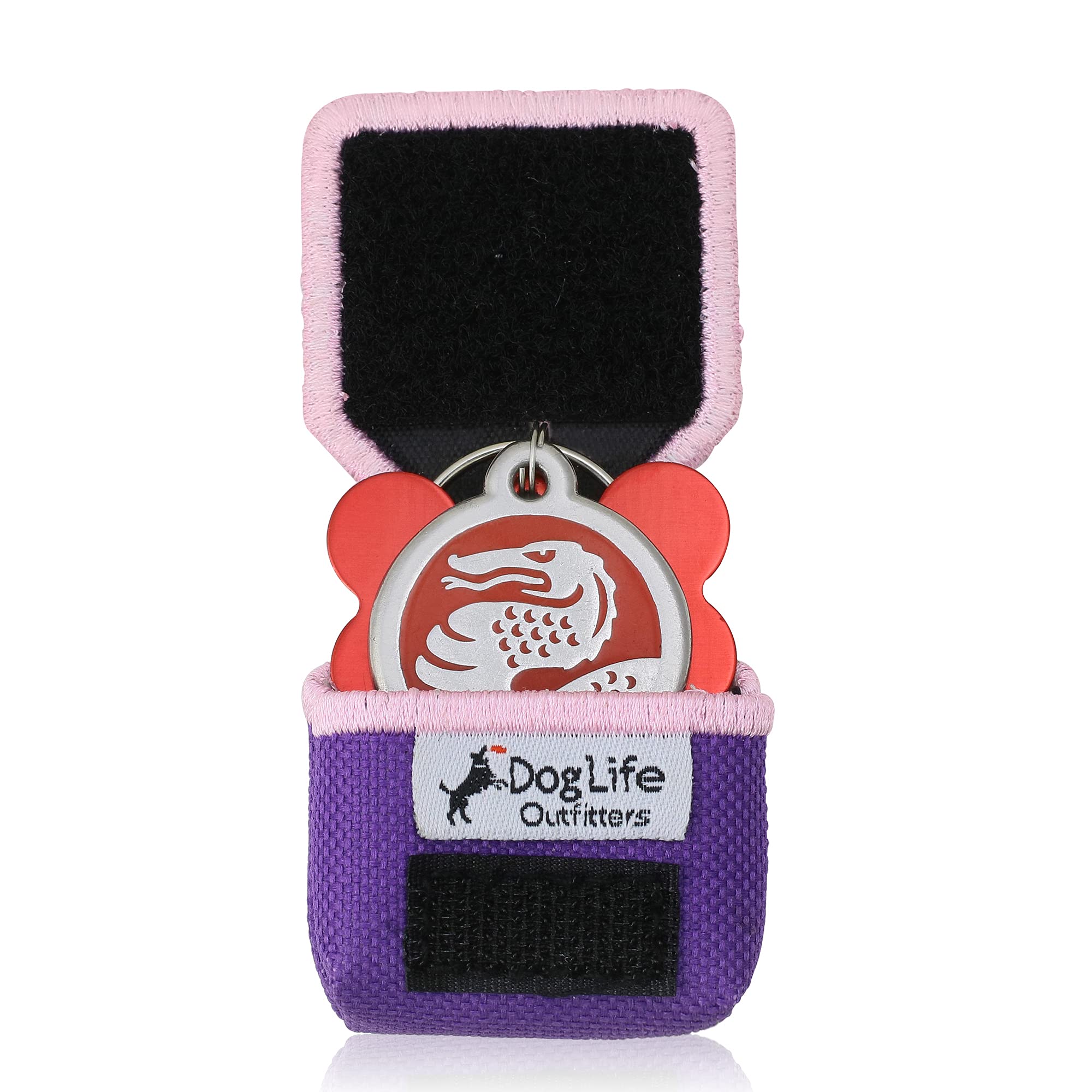Dog Life Outfitters The Tag Bag - Dog Tag Silencer - Hot Mess…