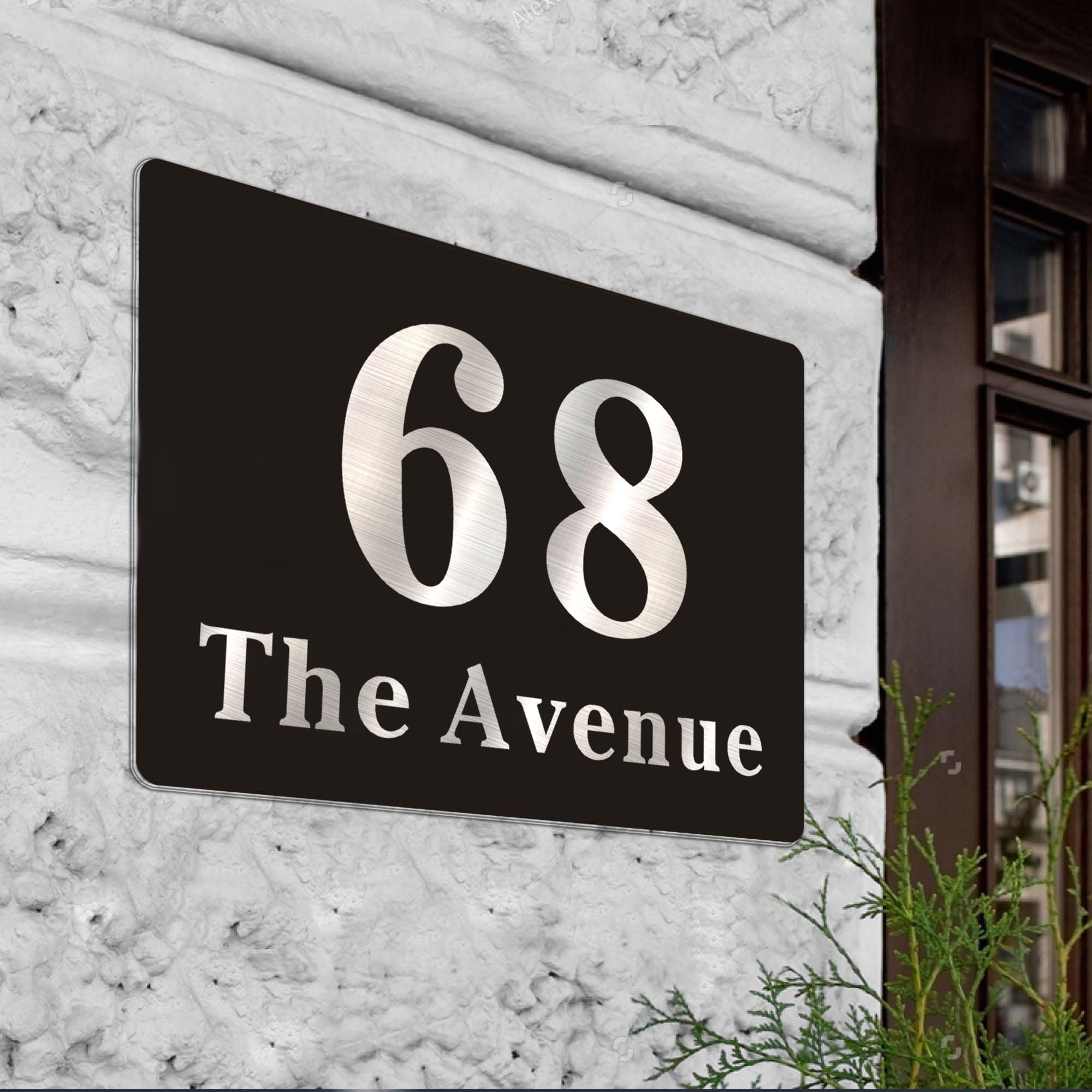 House Numbers Plaques, Door Number Plaques for Wall House Signs for Outside Houses Name Plaque, Personalised Front Door Signs - Image 4