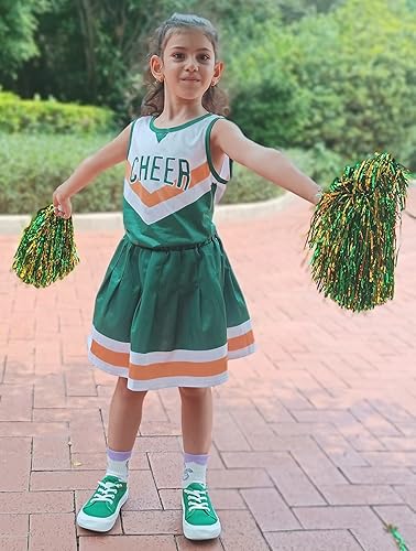 Miniatura 4 de KAKALVER cheerleader costume for girls cheerleader outfit for Halloween Dress Up Cheerleader Gifts